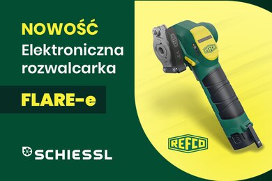 Elektroniczna akumulatorowa rozwalcarka REFCO Flare-e