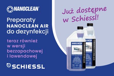 Preparaty NANOCLEAN AIR do dezynfekcji 
