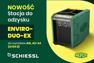 STACJA DO ODZYSKU CZYNNIKÓW REFCO ENVIRO-DUO-EX ATEX 