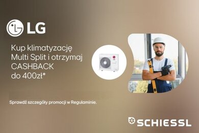Kup klimatyzatory LG Multi Split - nawet 400 zł wraca na konto