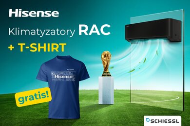 T-shirt do każdego klimatyzatora Hisense RAC