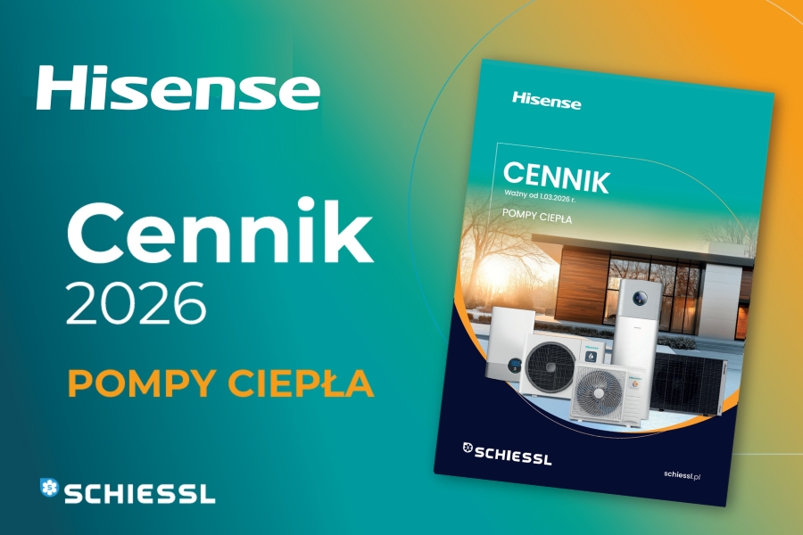 Okładka cennika Hisense pompy ciepła 2026