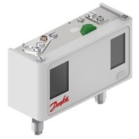 Presostat podwójny KP 15, auto./ręczny reset, Danfoss