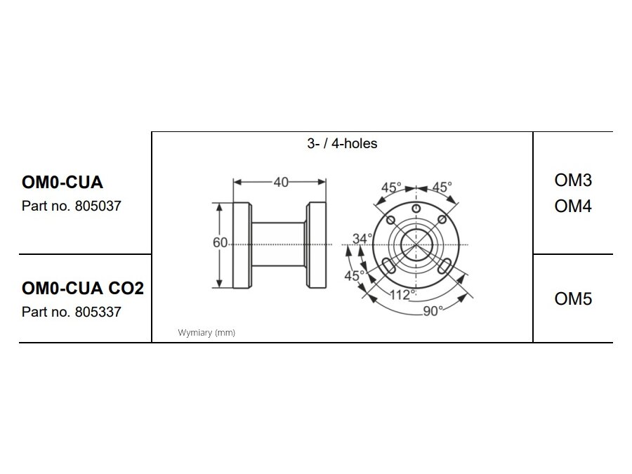 Regulator poziomu oleju Emerson TraxOil OM3-CUA (zestaw)