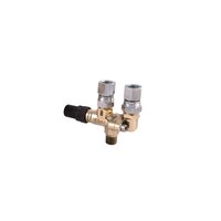 Zawór trójdrogowy Castel 3032/44, 1/2'NPT 1/2'NPT, 80Bar