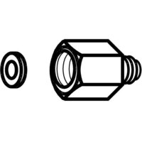 Adapter Danfoss G 3/8' / 1/4' SAE, przyłącze skręcane, do AKS 2050