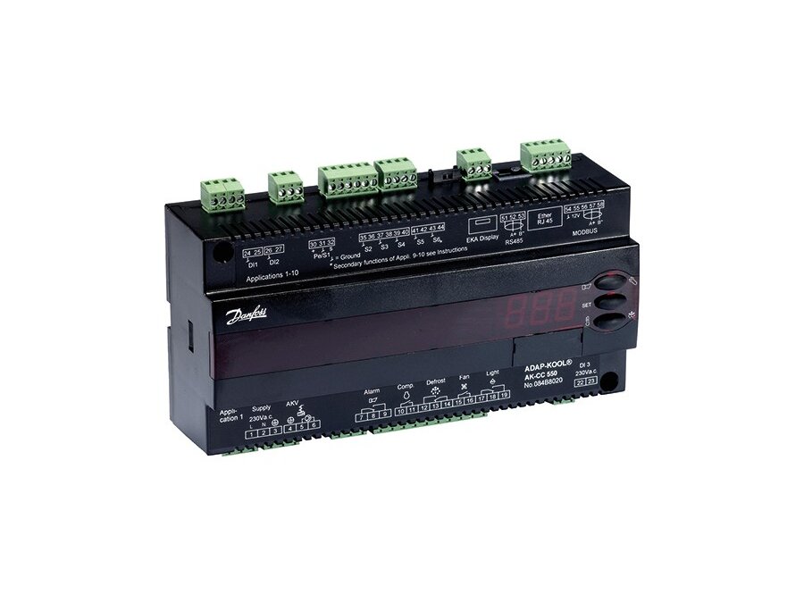 Sterownik Danfoss AK-CC 550A, CO2 (do AKV i AKVH) i-pack