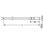 Czujnik temperatury Danfoss EKS 111, 1,5m, do EKC301,331,302PTC1000 foto 2