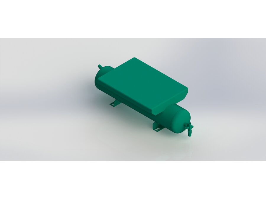 Zbiornik cieczy Gokceller RYSG 15 / RYC 15 / RYCG 15 zielony