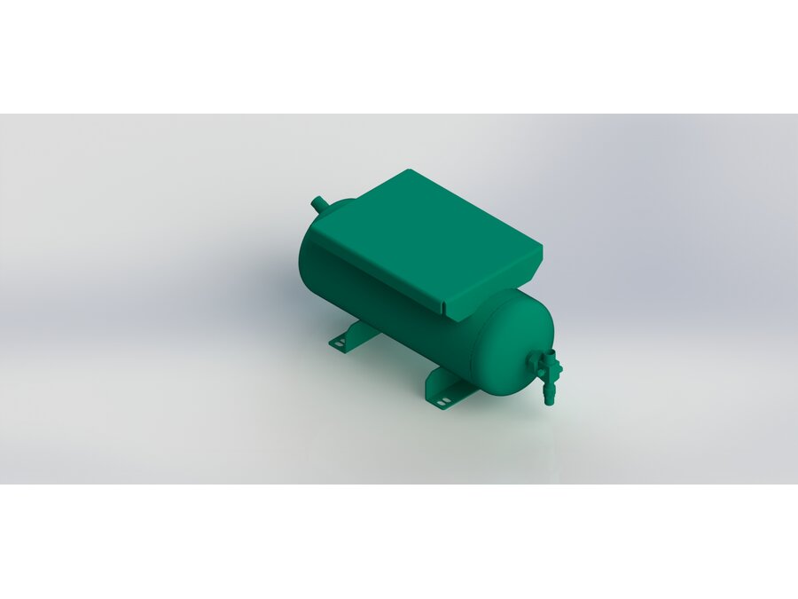 Zbiornik cieczy Gokceller RYSG 20 / RYC 20 / RYCG 20 zielony