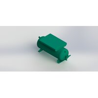 Zbiornik cieczy Gokceller RYSG 40 / RYC 40 zielony