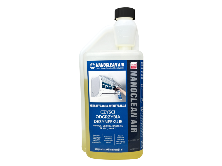 Płyn do dezynfekcji Nanoclean Air 1l koncentrat cytrus