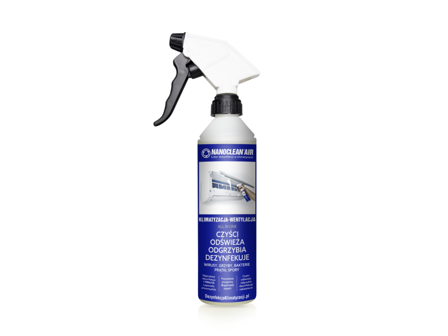 Płyn do dezynfekcji Nanoclean Air spray 500ml cytrus
