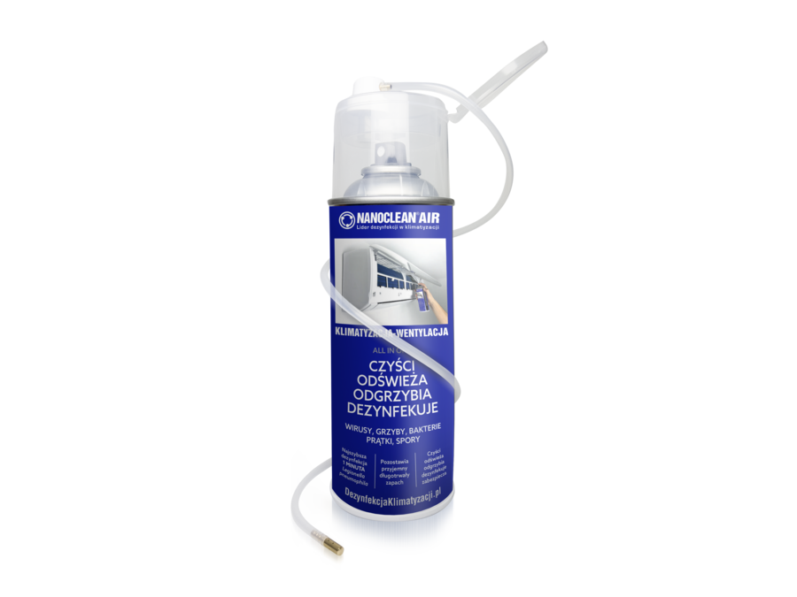 Pianka do dezynfekcji Nanoclean Air -aerozol 400ml lawenda