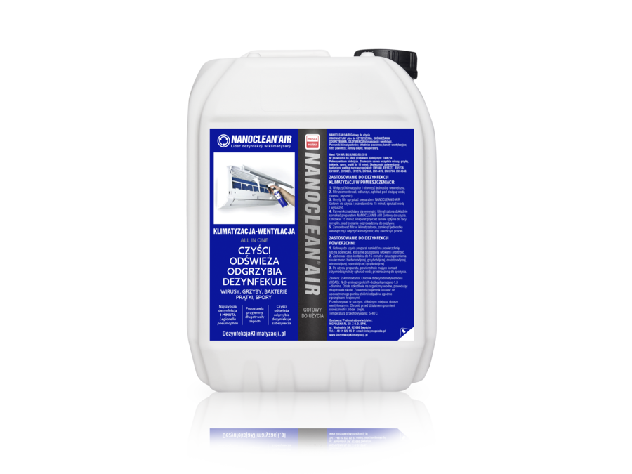 Płyn do dezynfekcji Nanoclean Air GDU bidon 5 l cytrus
