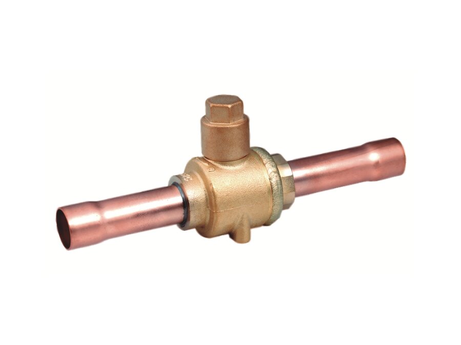 Zawór kulowy 7/8' / 22mm Sanhua CBV22, CO2-60Bar, lutowany Sanhua