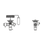 Zawór rozprężny RFKH03E, R404a, -40/10,1/2',zew.wyrów. Sanhua foto 2
