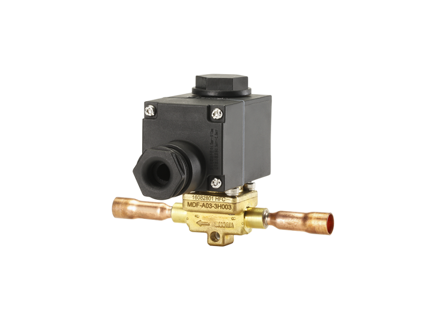 Zawór elektromagnetyczny Sanhua 10mm MDF-A03-3H007, lutowany