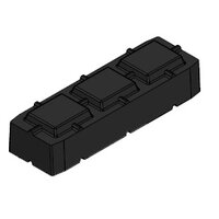 Wspornik gumowy składany dół 600x100x190mm Raiser(NP-R),1szt Castel Engineering