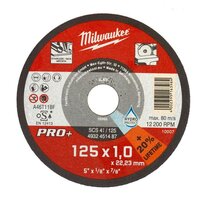Tarcza do cięcia metalu Milwaukee PRO+ 125x1,0mm