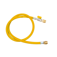 Wąż 90 cm z zaworem, żółty, CA-CL-36-Y