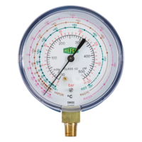 Manometr Refco wys. ciśn. R22, R134a, R404A, R407C M5-500-DS-MULTI