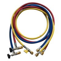 Wąż 150 cm Refco z zaworem A-38010, CCL-60-A-38010, 3 szt.