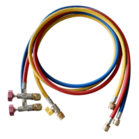 Wąż 150 cm Refco z zaworem A-38410, CCL-60-A-38410, 3 szt.